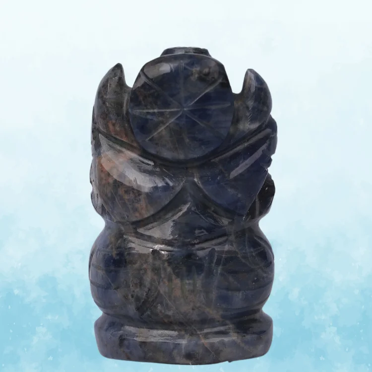 Labradorite Ganesha Idol